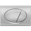 Splachovacie tlačidlo pre WC Alcaplast Alca strieborné