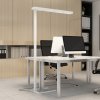 Kancelárska stojacia lampa Arcchio LED Susi, biela, senzor, dotykový stmievač - 9968089