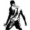 Samolepka na stenu futbalista Cristiano Ronaldo 57x74 cm