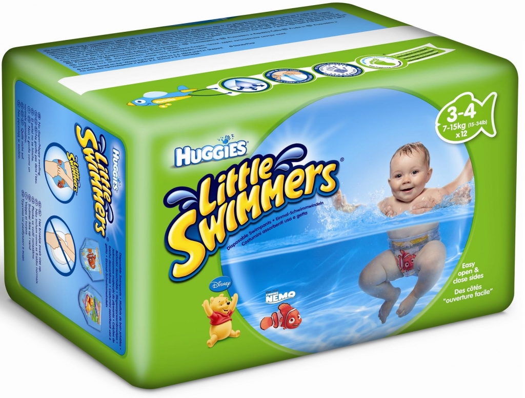 Huggies Little Swimmers 3-4 7-15 kg 12 ks