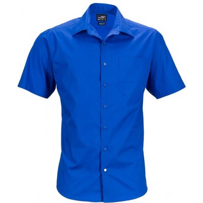 James & Nicholson Pánska košeľa s krátkym rukávom JN644 Královská modrá od  23,7 € - Heureka.sk