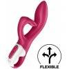Silikónový vibrátor Satisfyer Embrace Me Berry, ohybný vibrátor na G-bod a klitoris