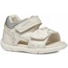 Geox detské sandále Zapito white/silver