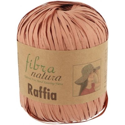 Fibra Natura Raffia 116-24 hnedo červená