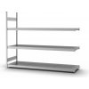Regál so širokými policami z ocele, prídavné pole, 3 úrovne, police š 2500 mm, 2520x635x2000 mm