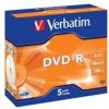 DVD-R VERBATIM 4,7GB 16X 5ks/bal.*AZO