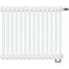Irsap Tesi 2 ohrievač do miestnosti 56.5x63 cm podłączenie dolné biela IRS-TES-2056-14-B25