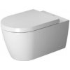 DURAVIT ME by Starck závesné WC s doskou SoftClose, Rimless, s WonderGliss, biela 45290900A11