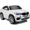 LEAN CARS Elektrické autíčko - BMW X6M - nelakované - biele - dvojmiestne motor- 2x120W - batéria12V10Ah - 2025