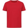 STEDMAN SPORTS-T INTERLOCK / Detské športové tričko - crimson red M