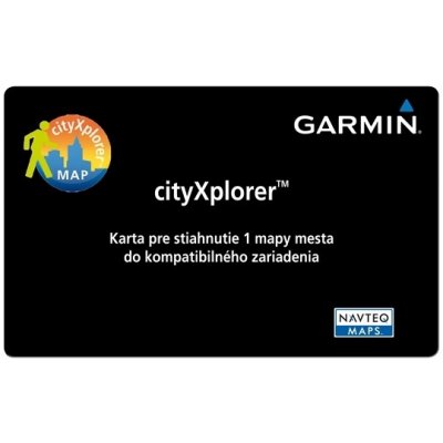 Garmin cityXplorer karta od 11,99 € - Heureka.sk