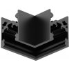 COLORS MT11-L90-MH11XXXB Závesná rohová spojka MicroTrack MT11-L90 v tvare L, L34.5×W34.5×H24mm, čierna
