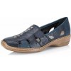 Dámske mokasíny RIEKER 41385-15 modrá S6 42