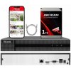 Hilook by Hikvision NVR-104MH-D-1TB - IP Rejestrátor 4-kanálový s diskem 1TB, až 6Mpx, H.265+, 1x SATA - HiLook od Hikvision