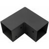 Domax Trámová spojka L 120, Čierna 122x226x224x2,0