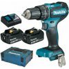 Makita DHP485RFJ Aku bezuhlíkový príklepový skrutkovač Li-ion LXT 18V/3,0 Ah, Makpac