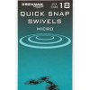 Drennan Rýchlovýmenný obratlík Quick Snap Swivels veľ.18