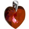 iŠPERKY Strieborný prívesok srdiečko Swarovski ID|108347