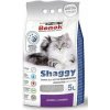BENEK Super Shaggy bentonitové stelivo pre mačky s vôňou levanduly 2 x 5 l