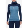 Dámska mikina s kapucňou Millet Fusion Grid Hoodie - coronet blue/saphir