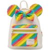 LOUNGEFLY DISNEY RAINBOW MINNIE MINI BACKPACK