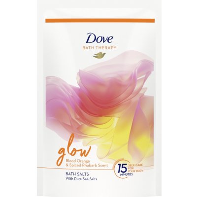 Dove Bath Therapy Glow soľ do kúpeľa 400 g