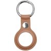 MG Leather Keychain kryt na Apple AirTag, hnedý
