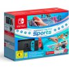 Nintendo Switch blau-rot inkl Switch Sports Set