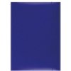 Office Products Obal kartónový 3 chlopne s gumičkou, modrý