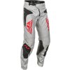 Kalhoty KNETIC SYM, FLY RACING - USA 2025 (šedá/červená/černá, vel. 36)