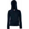 F.O.L. | Premium Lady-Fit Hooded Jacket, Dámska mikina s kapucňou, modrá Deep Navy, S