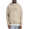 Alpha Industries pánska mikina Basic Hoodie Carbon vintage sand Farba: hnedá, piesková, Veľkosť: 3XL