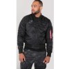 ALPHA INDUSTRIES Bunda MA-1 VF CUSTOM - čierna (188109/03)
