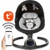 Kidwell Elektrické hojdacie kreslo 2v1 REVE black/ silver