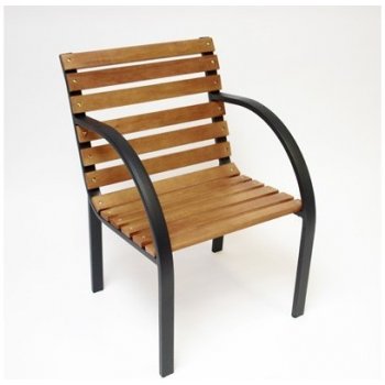DEMA Záhradná stolička Modern 55 cm drevo/ kov od 44,9 € - Heureka.sk