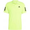 Pánske tričko adidas Club 3 Stripes Polo Lucid Lemon S