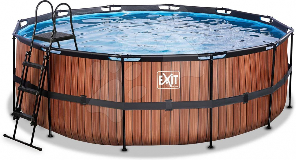 Exit Toys Wood pool Bazén s pieskovou filtráciou 427x122 cm