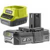 Ryobi ONE+ Súprava akumulátora a nabíjačky RC18120, 18 V, 2 Ah, 5133003368