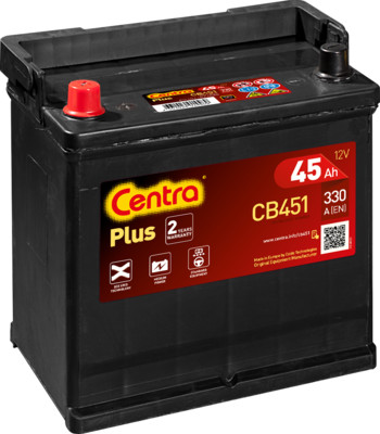 Centra Plus 12V 45Ah 330A CB451