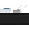 Schodová hrana šírka 2,45 x 1 cm, dĺžka 270 cm - čierny matný