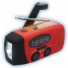 Solárne Survivalové rádio 3v1 Baterka Powerbank 2000 mAh na Korbe Dynamo