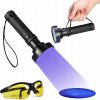 BATERKA ULTRAFIALOVÁ UV LAMPA NA HĽADANIE JANTÁRU