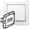 Legrand VALENA RJ-45 + RJ-11 (7700 80) biela
