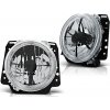 Tuning Tec Přední světla VW GOLF II 2 08.83-08.91 ANGEL EYES chromové