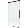 Mexen Rox sprchová stena na vaňu 2-krídlová posuvná 100 x 150 cm, transparentná, čierna - 8C9-100-001-70-00