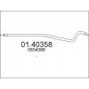 Výfukové potrubie MTS 01.40358