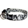 Obojok DINOFASHION Black and White 45 / 3cm