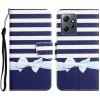 Peňaženkové kožené puzdro Global Drawing na Xiaomi Redmi Note 12 4G - Bow Knot