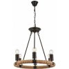 GLOBO 69029-6 ULLEU závesné svietidlo 500 mm 6xE27 40W IP20 čierna