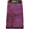 Súprava 100 % bavlnených kúpeľňových predložiek RISTIC fialovo-slivková. 2 ks